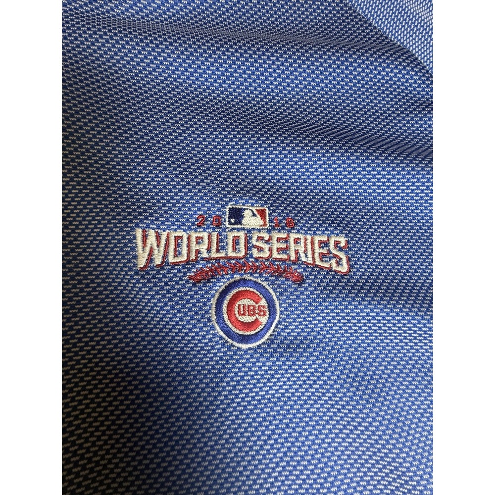 Chicago Cubs World Series 2016 1/4 Zip Pullover Womens Size Extra Large-545‎ - Picture 2 of 9